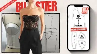 Bustier + Patron descargable.
