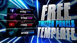 FREE GIMP Twitch Buttons Template!