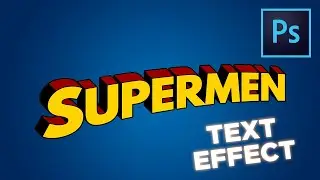 Superman - Text-Effect || Photoshop-Tutorial