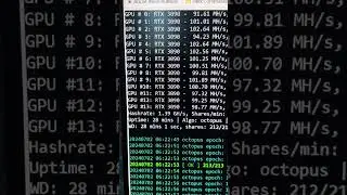 VAST.AI, I am successfully mining with 13 Nvidia GPUs from VAST.Ai with my own hardware. #bitcoin