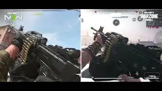Warzone Mobile (Alpha) VS Modern Warfare 2 (Beta) Weapons Inspect and Finishing Moves Comparison