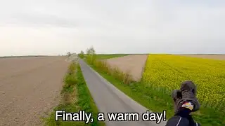 Paramotoring over Rape Fields