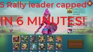 Imprisoned 5 rally leaders in 6 minutes - Lords Mobile - #LordsMobile
