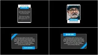22 Stylish Lower Thirds | After Effects Template