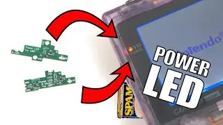 Easily install a LED battery indicator and bivert on a GameBoy Pocket
