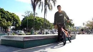BMX - FLAT LEDGE GRIND CHALLENGE WITH ANDY GARCIA