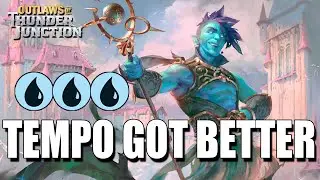I Made a Mono Blue Tempo Deck in OTJ Standard 💧💧💧 // Magic: the Gathering Arena