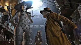 Thicc Lady Dimitrescu All Cutscenes Jiggle Physics Resident Evil 8 Village