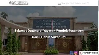 Live Demo Company Profile Website - Daarulhabib.net