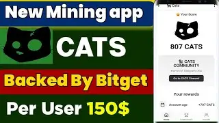 CATS New Airdrop 2024 | CATS  Airdrop | Cats telegram app | Cat coin