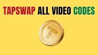 Tapswap video codes all in one places #tapswap