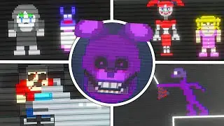 FNAF Into the Pit 🎮 All Secret Mini Games