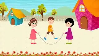 amazing cartoon background Day and night sun and moon beautiful animation