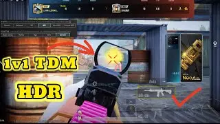 1vs1TDM😱 IQOO NEO 6 HDR😳 GAMEPLAY BGMI