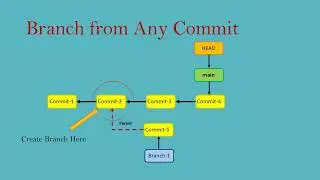 Git: How to Create a Branch from an Older Commit | Step-by-Step Tutorial + MCQs