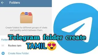 HOW TO CREATE telegram folder create in tamil