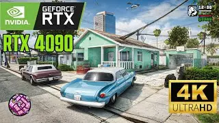 GTA San Andreas RTX 4090 Just business 4K Gameplay | GTA SA Ultra remastered mod DirectX 3.0