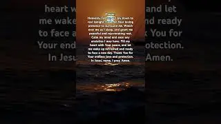 A Bedtime Prayer for Serenity and Rest