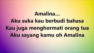 Santesh - Amalina Lyrics Video