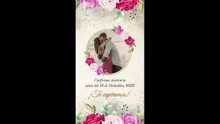 HERMOSA INVITACIÓN VINTAGE PARA TU BODA | VIVA MAGENTA WEDDING THEME INVITATION 2023-2024