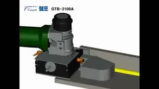 GTB 2100A - инструмент для зачистки сварных швов в тавровых соединениях, части сварного шва