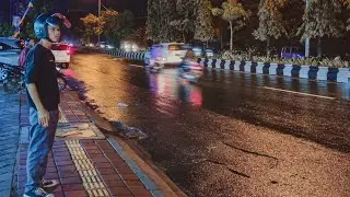 Walapun hujan tetap kerja, salam semangat buat perantau 🙏🙏👍