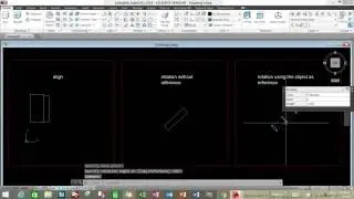 Autocad Rotate command | Use object as reference point in rotating