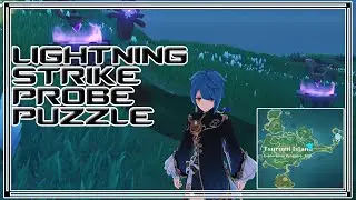 All Lightning Strike Probe Puzzles Tsurumi Island  | Genshin Impact
