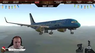 [XP11] First Flight in a Boeing 757 | FlightFactor 757 Icelandair at EGPF