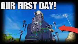 OUR FIRST DAY! Small Tribes Servers! Ark Survival Ascended