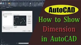 How to show dimensions in AutoCAD  