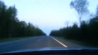 Early morning autobahn