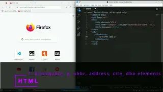 HTML 7 -  blockquote, q, abbr, address, cite, dbo elements