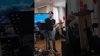 Singing Amazing Grace with the seniors at St Luke's Eldercare, Nee Soon Central