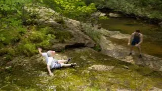Found a Natural Slip N Slide! | Vlog
