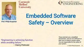 L26 Embedded Software Safety Overview
