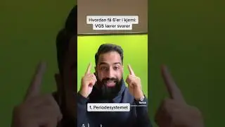 Hvordan få 6’er i kjemi? VGS lærer svarer.