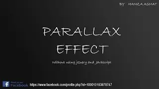 Parallax Scrolling Effect Tutorial Without Using jQuery & Javascript YouTube
