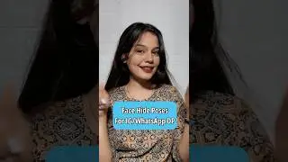 Face Hide DP Poses🌸| HOW TO POSE| 