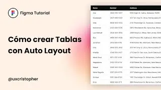 Figma Tutorial - How to Create Tables with Auto Layout