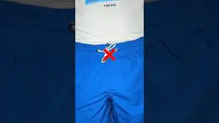 Remember this trick! How to Tie your sweatpants