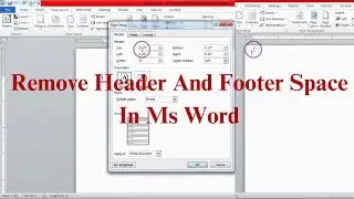 How To Remove Header And Footer Space In Ms Word (Windows 7 8 10 11)