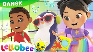 Pingvinens boogie | Lellobee - Sange og tegnefilm for børn | Moonbug Børn Dansk