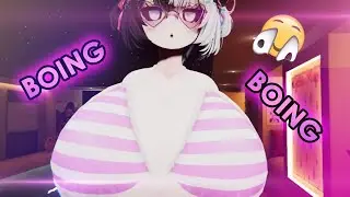 Anime Girl Booba Going Boing Boing