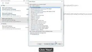 How to set up email rules in Outlook 2016?