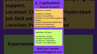 Women's Day Job Recruitment 2023 | Latent View Analytics | CapGemini