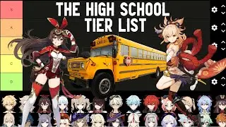 The Characters In High School Tier List Genshin Impact