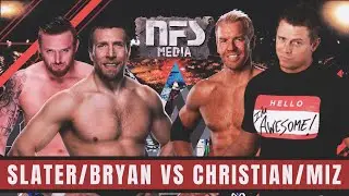 Heath Slater & Daniel Bryan VS Christian Cage & The Miz #bryandanielson #themiz #christiancage