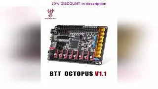 A must-have product! BIGTREETECH BTT OCTOPUS V1.1 32bit Control Board TMC2209 TMC2208 UART 3D Prin