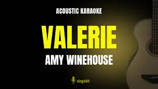 Valerie - Amy Winehouse (Karaoke Acoustic Guitar)